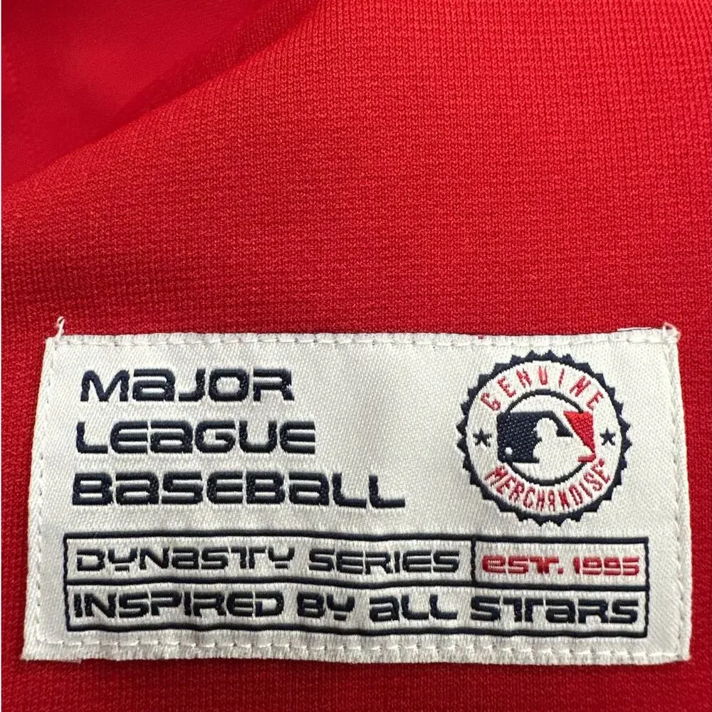 Vintage Dynasty California Angels Baseball Jersey Red Blue Medium 38-40